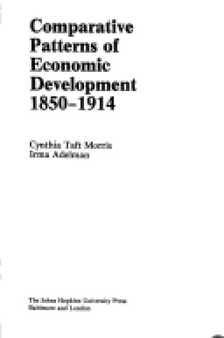 Cover of Comparative Patterns of Economic Development, 1850-1914