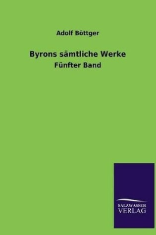 Cover of Byrons Samtliche Werke