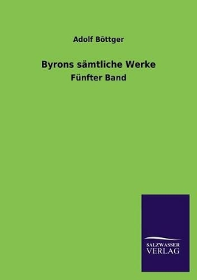 Book cover for Byrons Samtliche Werke