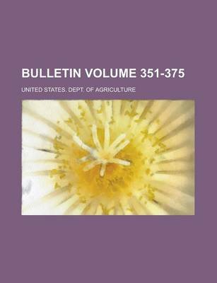 Book cover for Bulletin Volume 351-375