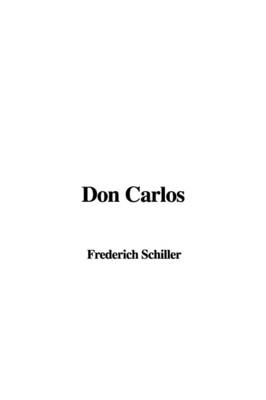 Book cover for Don Carlos