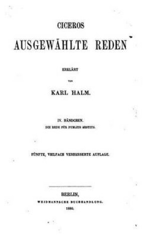 Cover of Ausgewahlte Reden