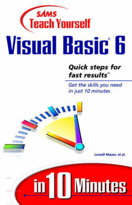 Book cover for Sams Teach Yourself Visual Basic 6 in 10 Minutes