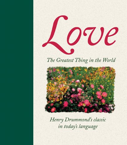 Book cover for Greatest Thing in the World Love