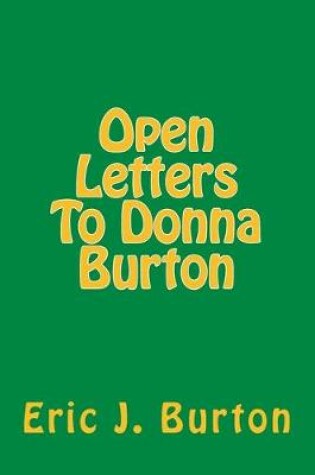 Cover of Open Letters To Donna Burton