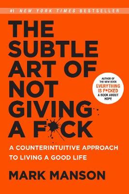 Book cover for The Subtle Art of Not Giving a F*ck