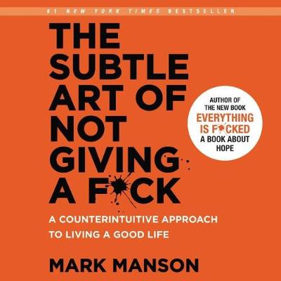 Book cover for The Subtle Art of Not Giving a F*ck