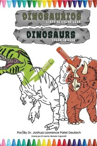 Cover of Dinosaurios libro de color-leer