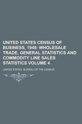 Cover of United States Census of Business, 1948 Volume 4
