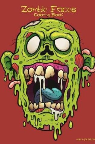 Cover of Zombie Faces Coloring Book