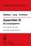 Book cover for Assembler III