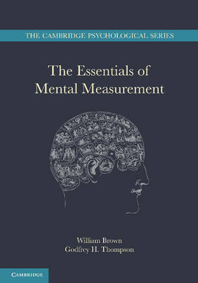 Book cover for The Essentials of Mental Measurement