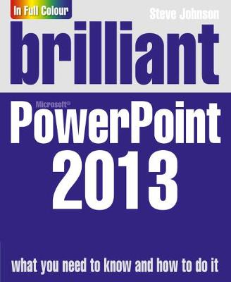 Book cover for Brilliant PowerPoint 2013