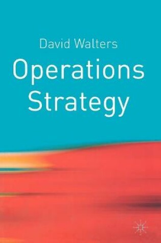 Cover of Operations Strategy