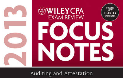 Cover of Wiley CPA Examination Review 2013 Focus Notes