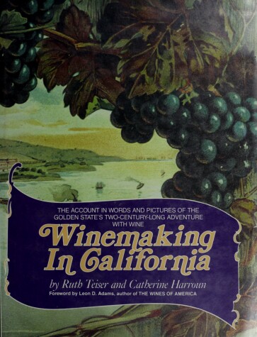 Book cover for Winemaking in California