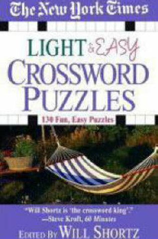 Cover of The New York Times Light and Easy Crossword Puzzles