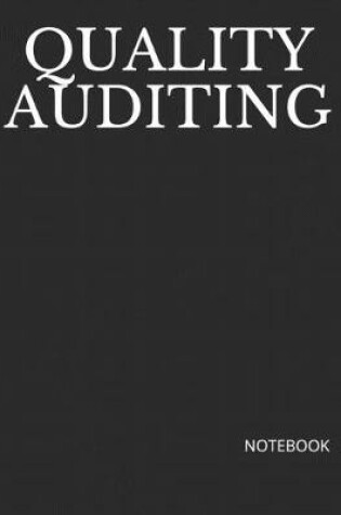 Cover of Quality Auditing