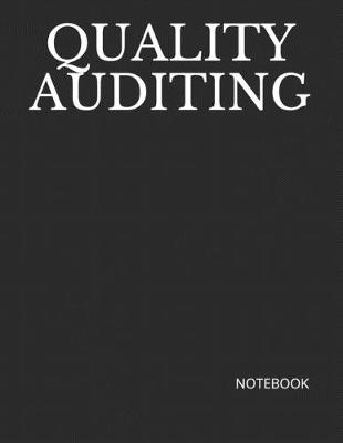 Book cover for Quality Auditing