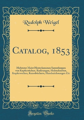 Book cover for Catalog, 1853