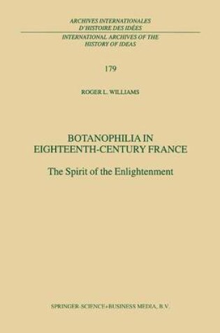 Cover of Botanophilia in Eighteenth-Century France