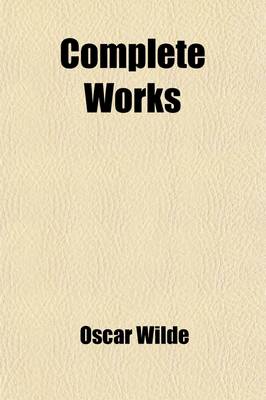 Book cover for Complete Works (Volume 3)