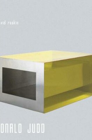 Cover of Donald Judd