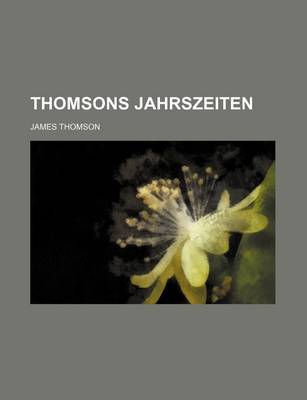 Book cover for Thomsons Jahrszeiten