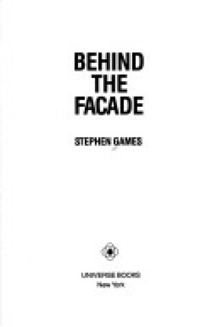 Cover of Behind the Facade