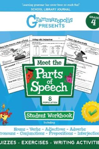 Cover of The Parts of Speech Workbook, Grade 4