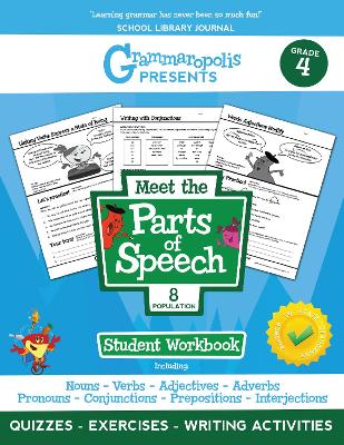 Cover of The Parts of Speech Workbook, Grade 4