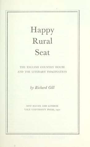 Book cover for Happy Rural Seat
