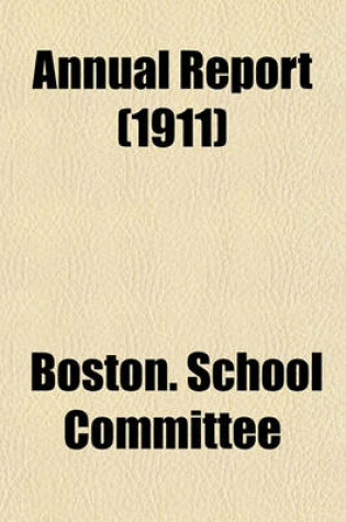 Cover of Annual Report (1911)