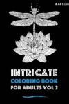 Book cover for Intricate Coloring Book For Adults Vol 2