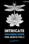 Book cover for Intricate Coloring Book For Adults Vol 2