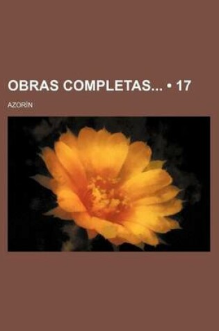 Cover of Obras Completas (17)