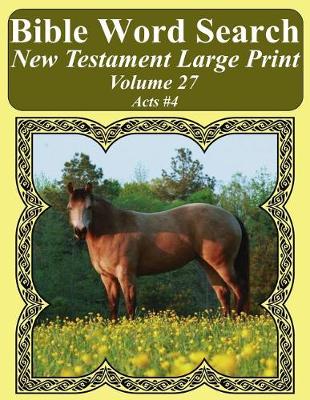 Book cover for Bible Word Search New Testament Large Print Volume 27