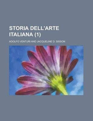 Book cover for Storia Dell'arte Italiana (1)