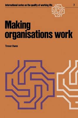 Book cover for Making organisations work