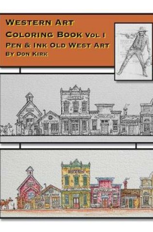 Cover of Western Art Coloring Book