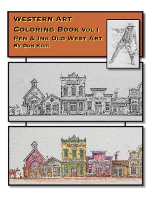 Book cover for Western Art Coloring Book