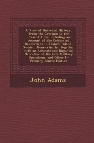 Cover of A View of Universal History, from the Creation to the Present Time