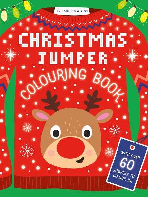 Book cover for The Christmas Jumper Colouring Book