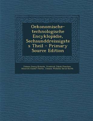 Book cover for Oekonomische-Technologische Encyklopadie, Sechsunddreissigstes Theil