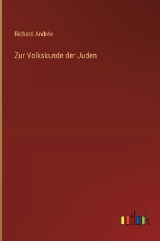 Cover of Zur Volkskunde der Juden