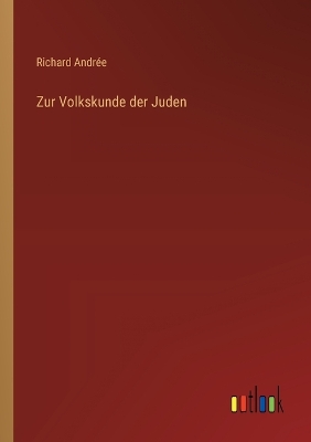 Book cover for Zur Volkskunde der Juden