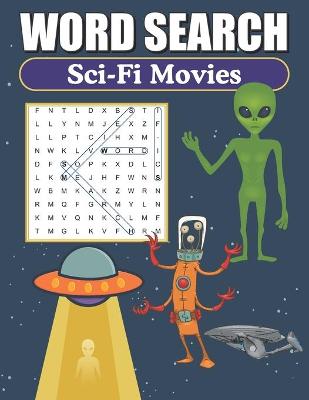 Book cover for Word Search Sci-Fi Movies