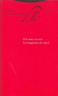 Book cover for O Lo Uno O Lo Otro - Un Fragmento de Vida I