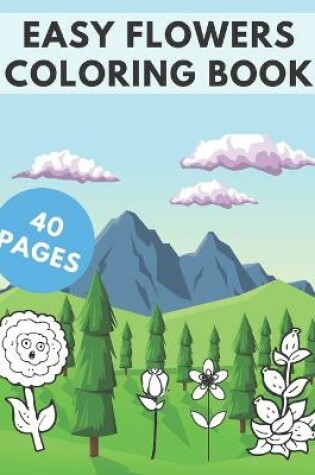 Cover of Easy Flowers Coloring Book