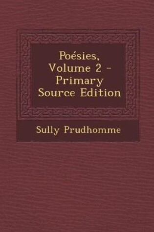 Cover of Poesies, Volume 2